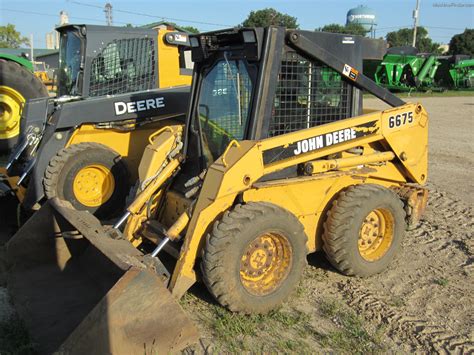 6675 skid steer specs|john deere 6675 loader dimensions.